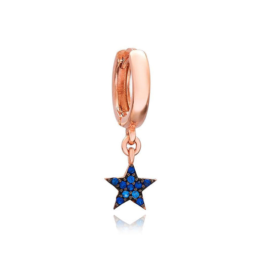 COLORED STAR EARRING